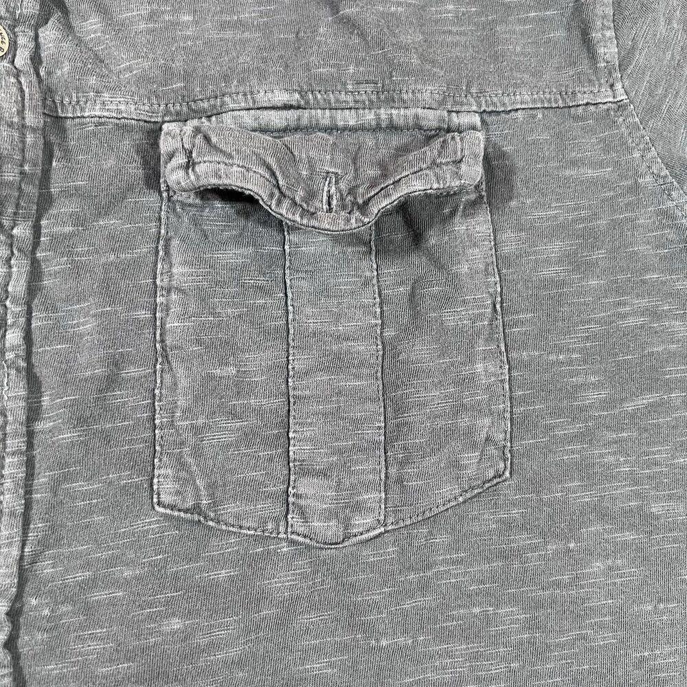 PrAna Breathe Short Sleeve Button Down Shirt Outdoor Hiking Men's Large FLAWED - Picture 5 of 13